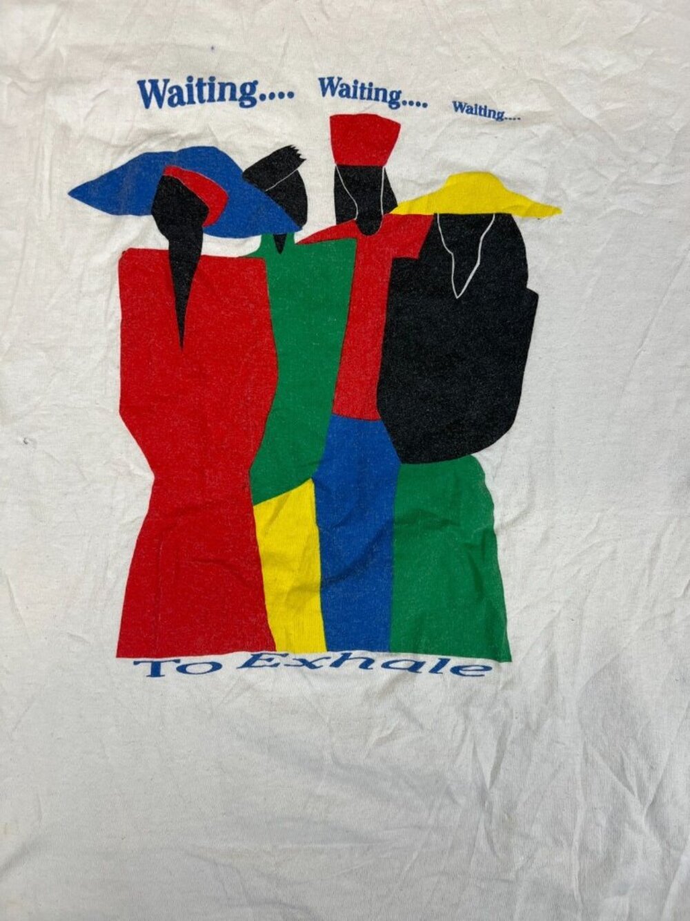 Vintage 90s Waiting to Exhale Movie Promo T-Shirt Men XL White Hanes Rare thrash - Picture 5 of 9
